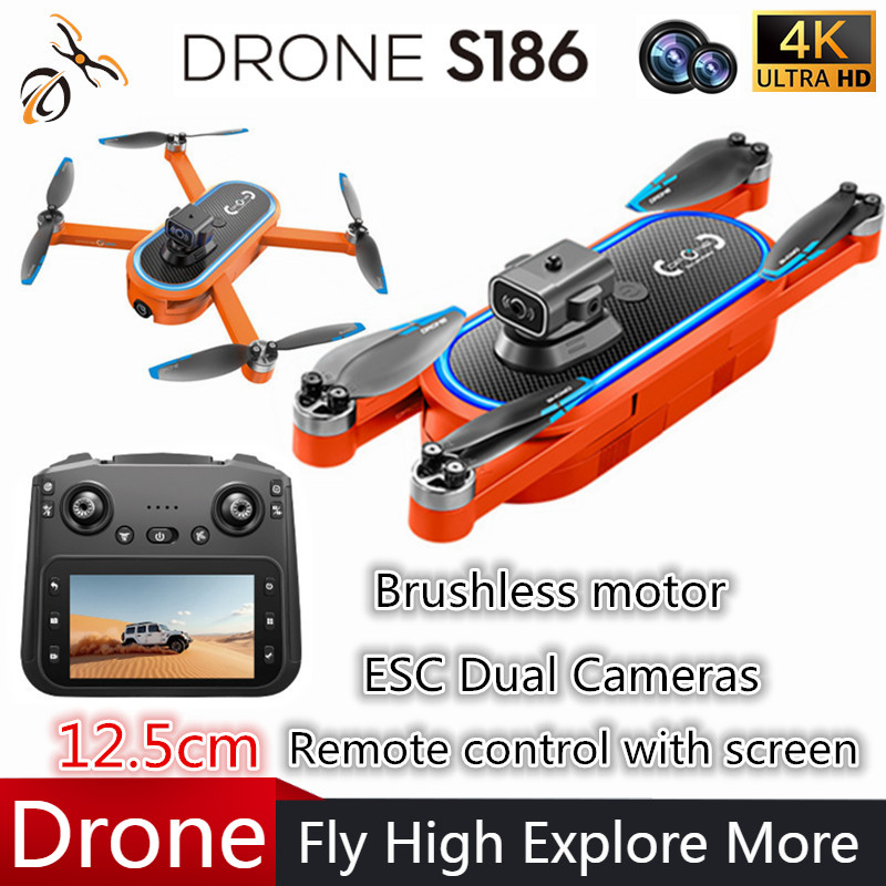 Drone Battery Charger - 2025 S186 Drohne, professionell, 4K HD,