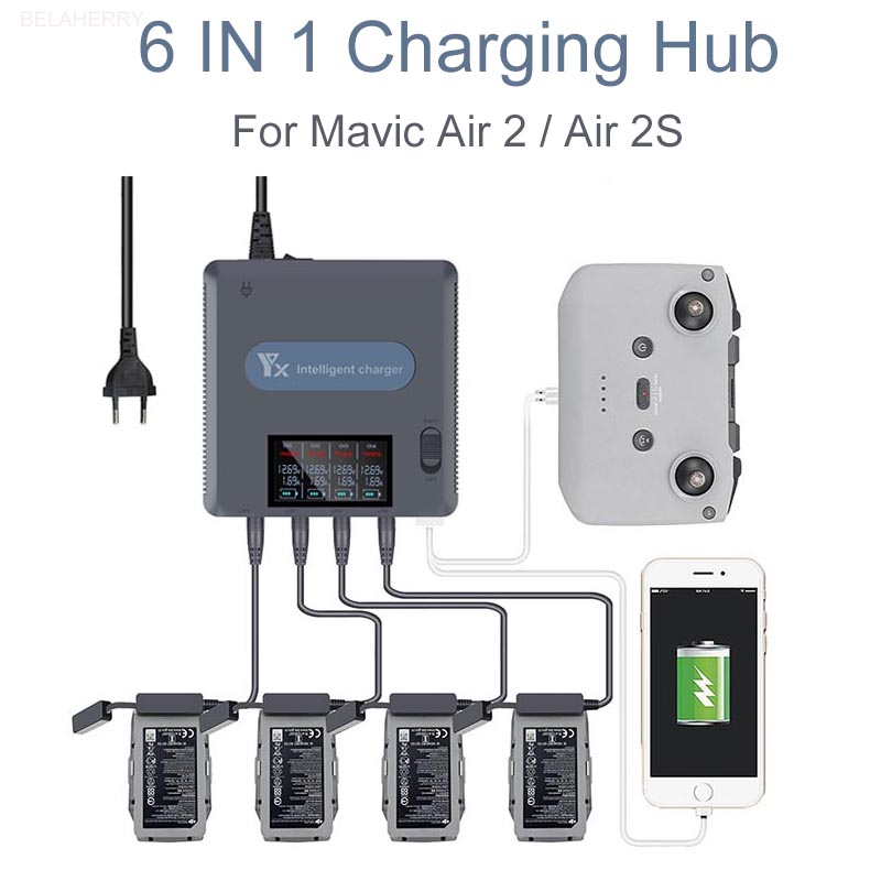 Drone Battery Smart - 6 in 1 Digital display Batterie