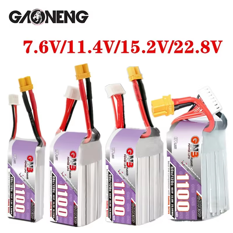Drone Battery Lipo - GNB 1100 mAh 2S 3S 4S