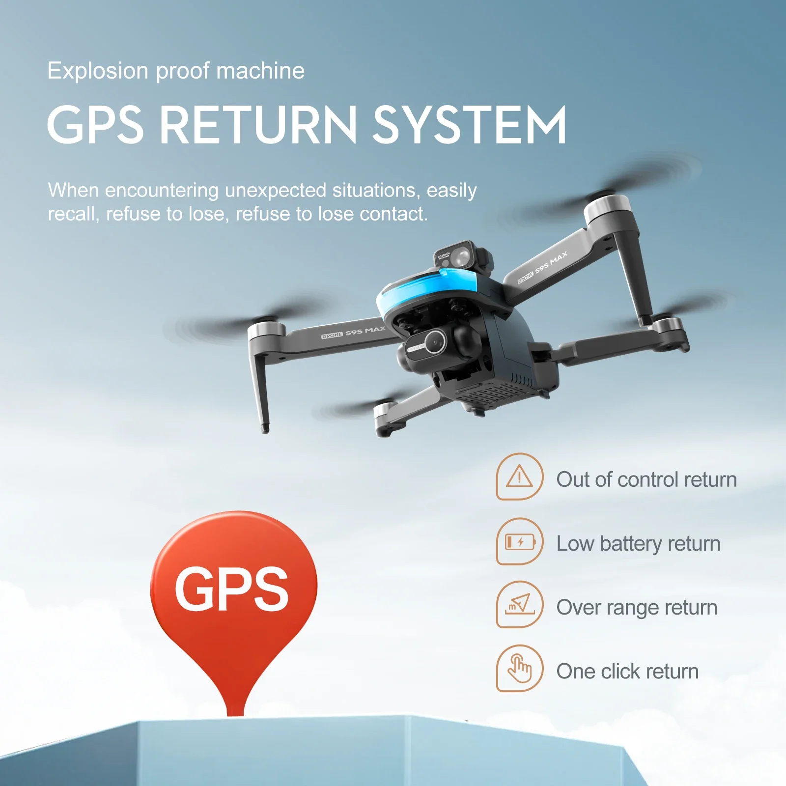 NEUE S9S MAX MINI Drone 4K 2-A – Drone Battery Box Bewertung und Preis