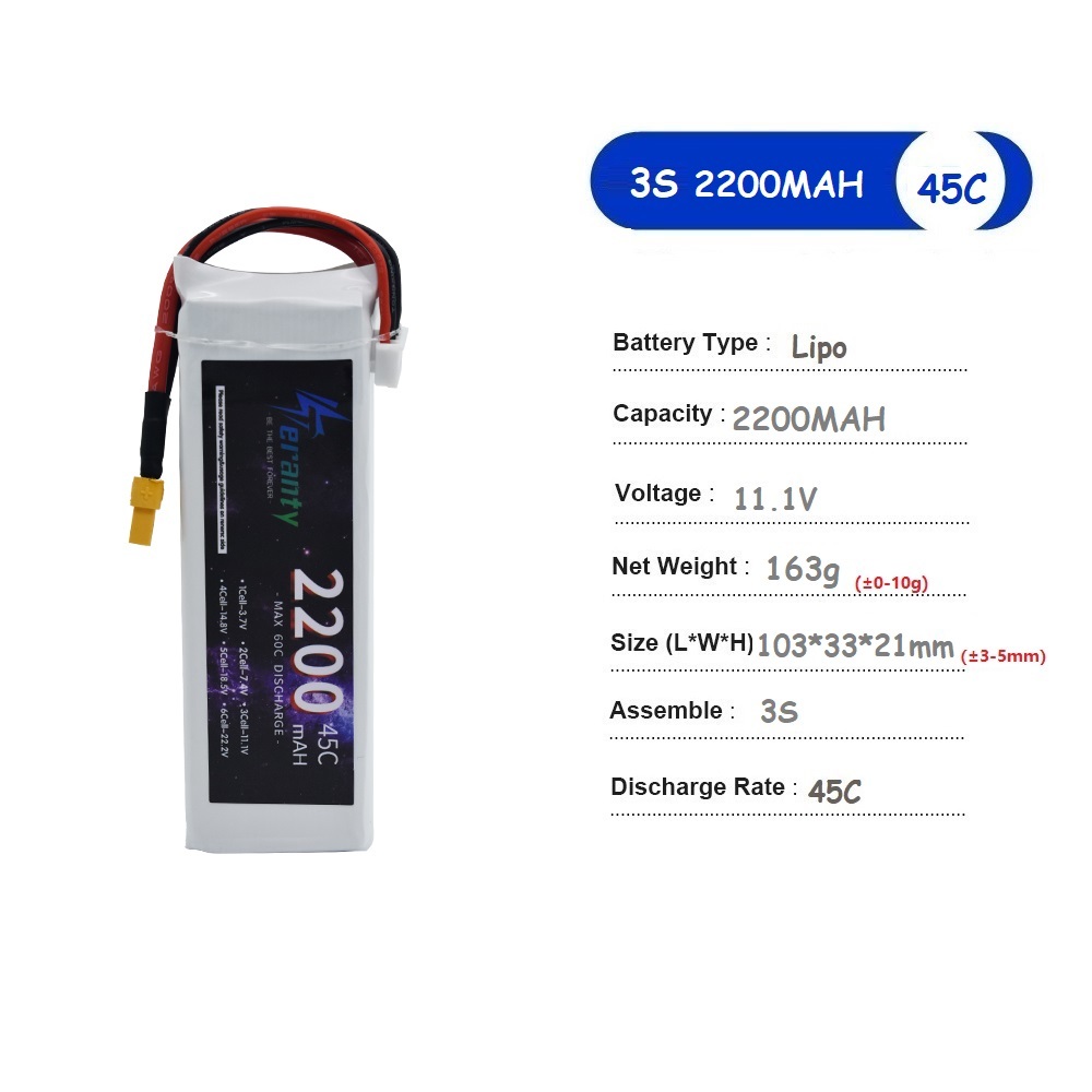 11,1 V LiPo Batterie 3S 1500ma – Drone Battery Li-Ion Bewertung und Preis